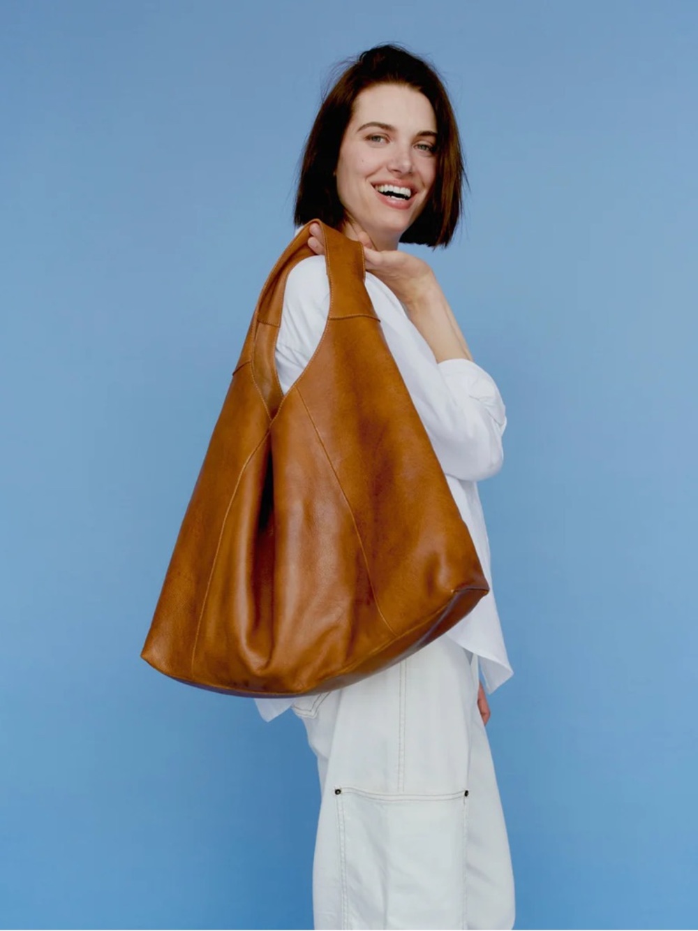 Latico Lindsey Cognac Leather Bag